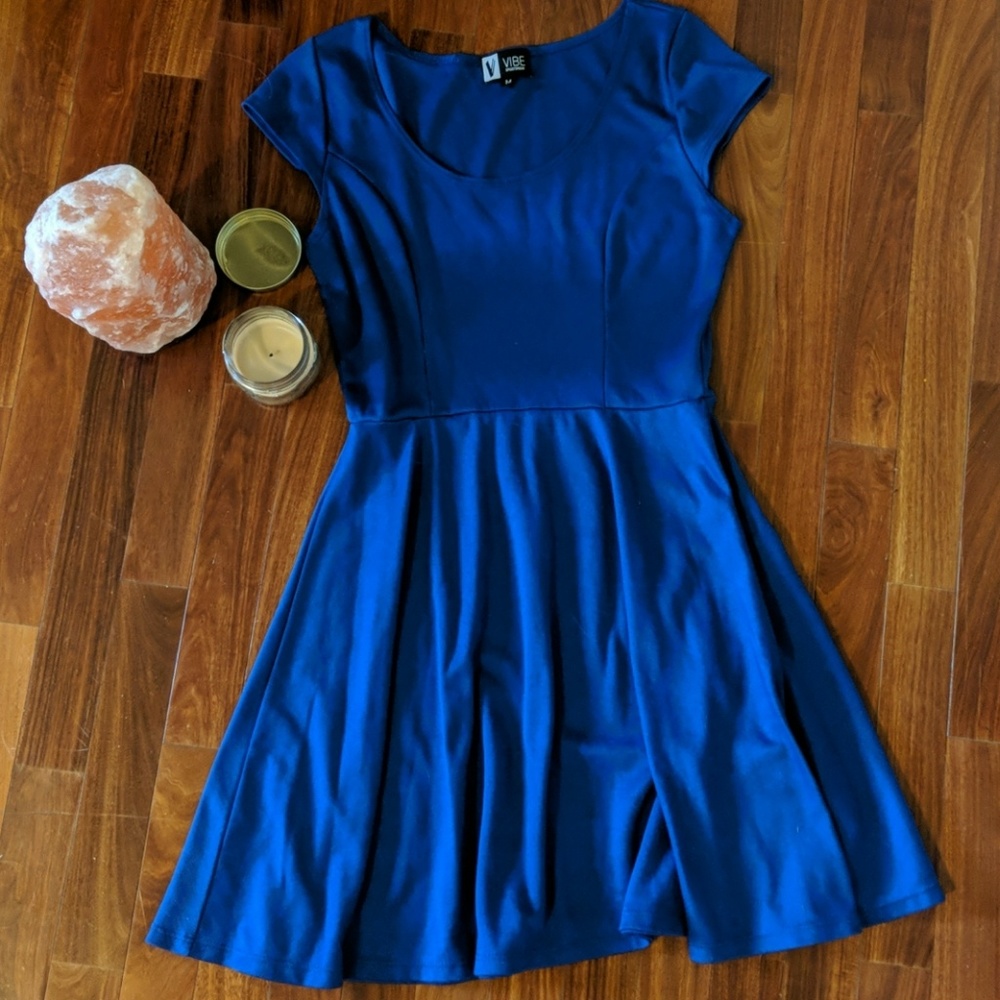 Classy Blue Summer Dress